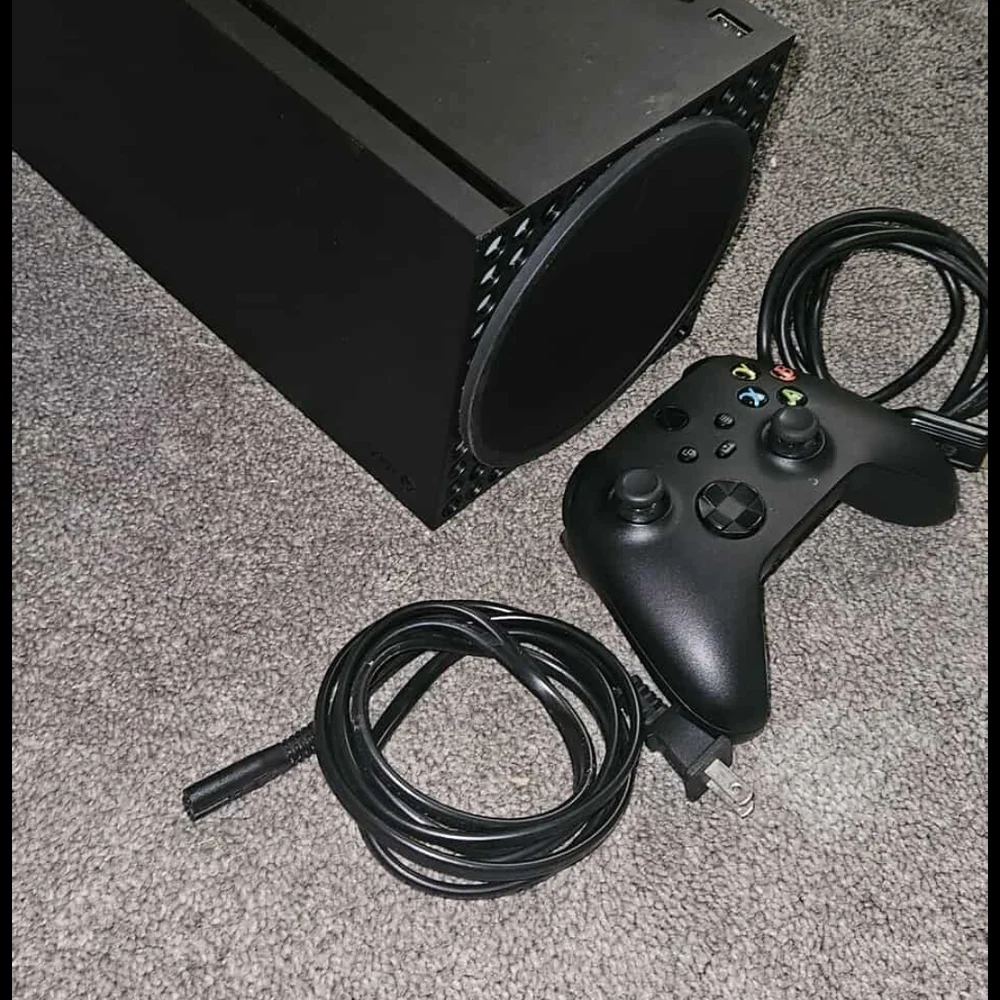 Powerful Black Gaming Console by Xbox